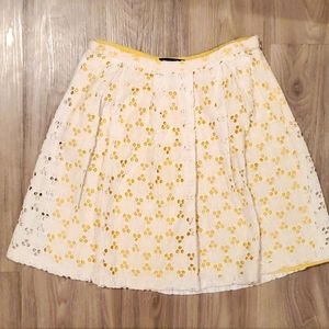 White and Yellow Skirt